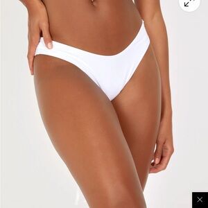 Lulus white swimsuit bottoms